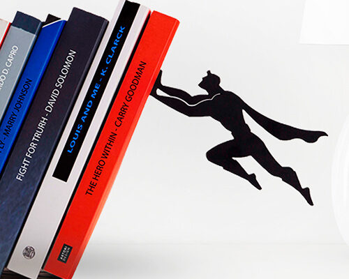 Superhero-Inspired Book Stand Series - Bookends & Bookshelves